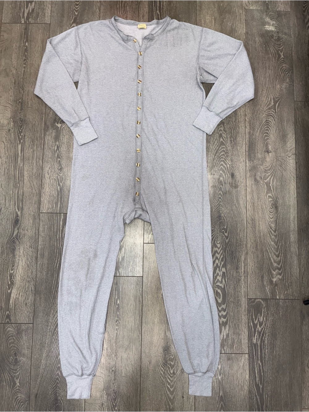 Vintage Long Johns St. John’s Bay Long Sleeve One-Piece Pajama Suit Adult